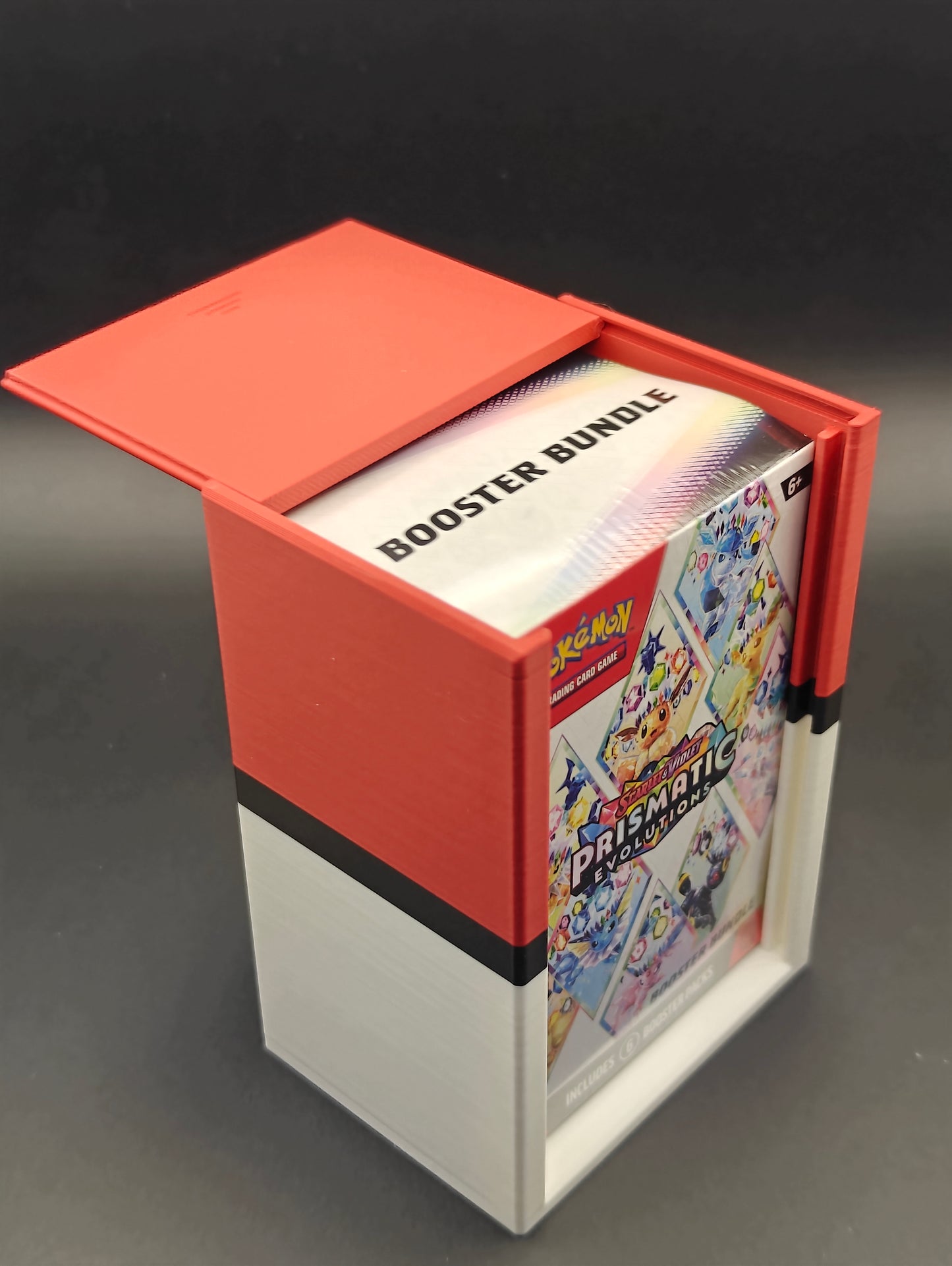 Booster Bundle Display Case (Tall and Short) - Custom Colors, Acrylic Panel, Sliding Lid