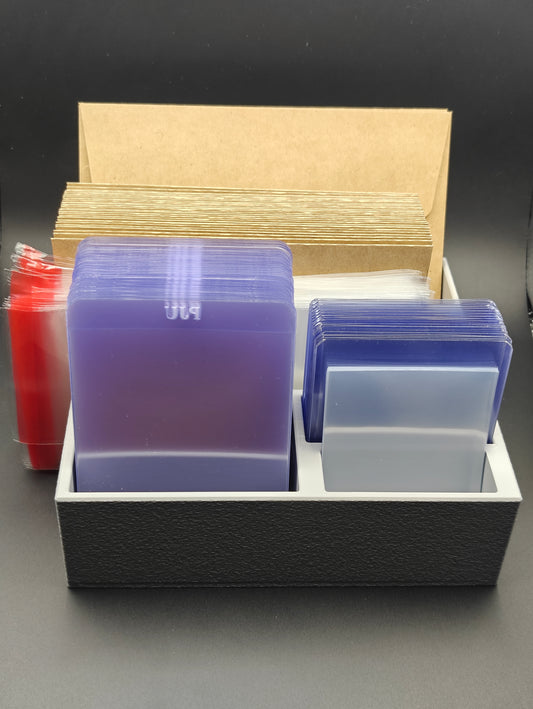 TCG Shipping Supplies Organizer - Toploaders, Semi-Rigid, Team Bags, Envelopes & More