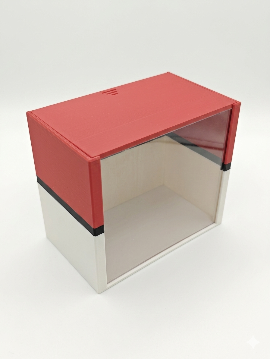 Booster Bundle Box Display Case - Custom Color, Sliding Lid, Acrylic Panel