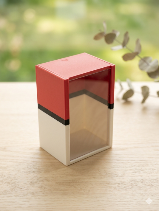 Booster Bundle Display Case (Tall and Short) - Custom Colors, Acrylic Panel, Sliding Lid