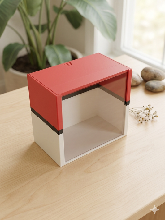 Booster Bundle Box Display Case - Custom Color, Sliding Lid, Acrylic Panel