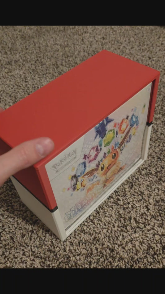 Elite Trainer Box (ETB) Display Case – Custom Colors/Logos, Magnetic Lid, Acrylic Panel